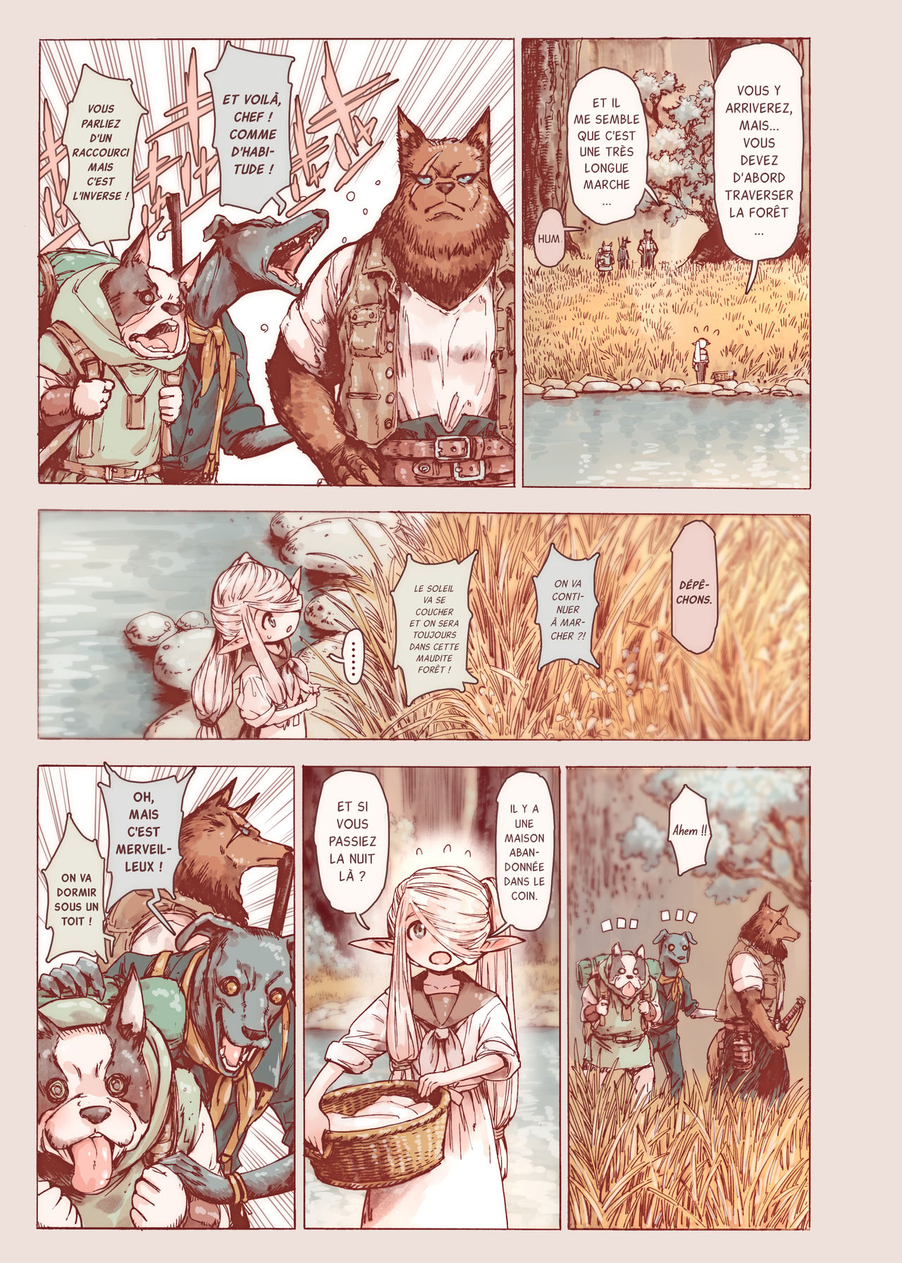 Chiisana Elf to Yaban na Juujin | La petite elfe et la bête page 7 full