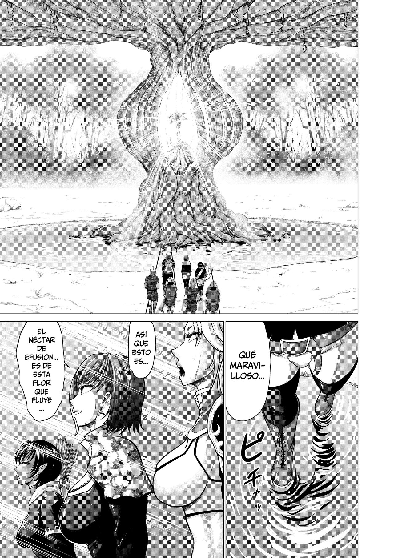 Dluminia Oukoku Monogatari "Hatsuro no Hanamitsu" | Dluminia kingdom story "Effusion flower nectar" page 7 full