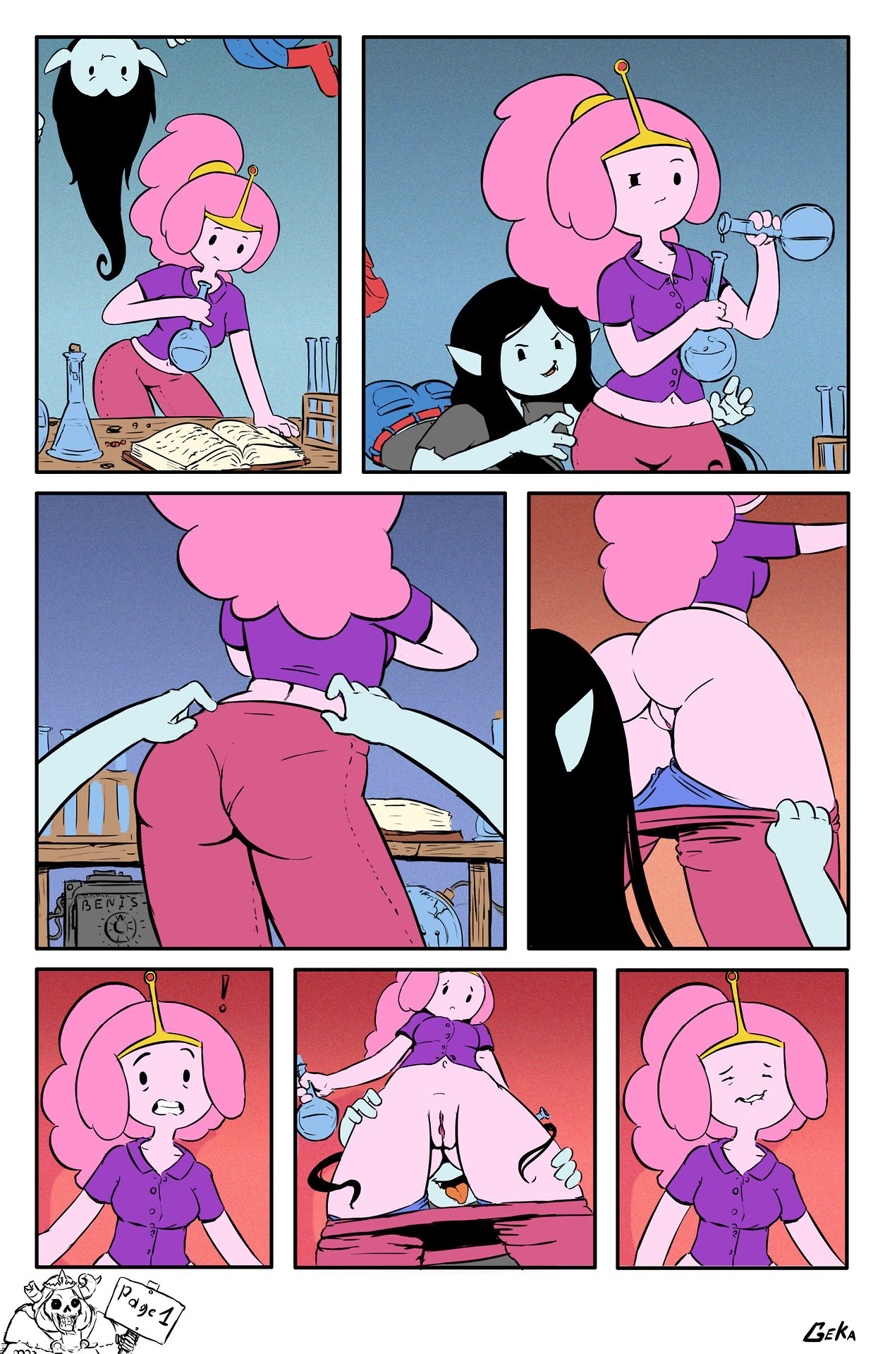 Bubbleline XXX Comic page 2 full