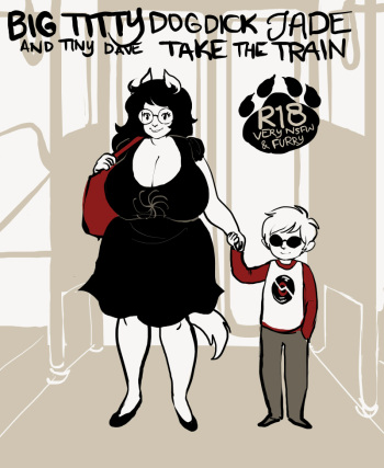 Big Titty Dog Dick Jade and Tiny Dave Take the Train cover