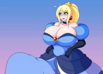[AizAlter] Futa Princess Samus cover