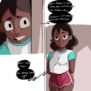 [Inuyuru] - Steven Universe - A father's day mini comic cover