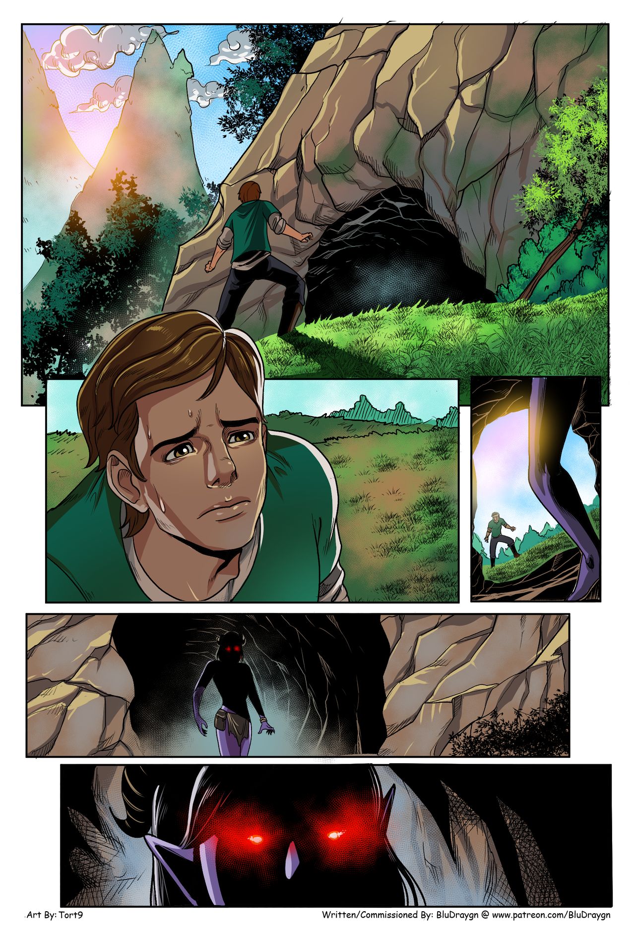 The Runesmith Chronicles: Oni and the Farmer page 1 full