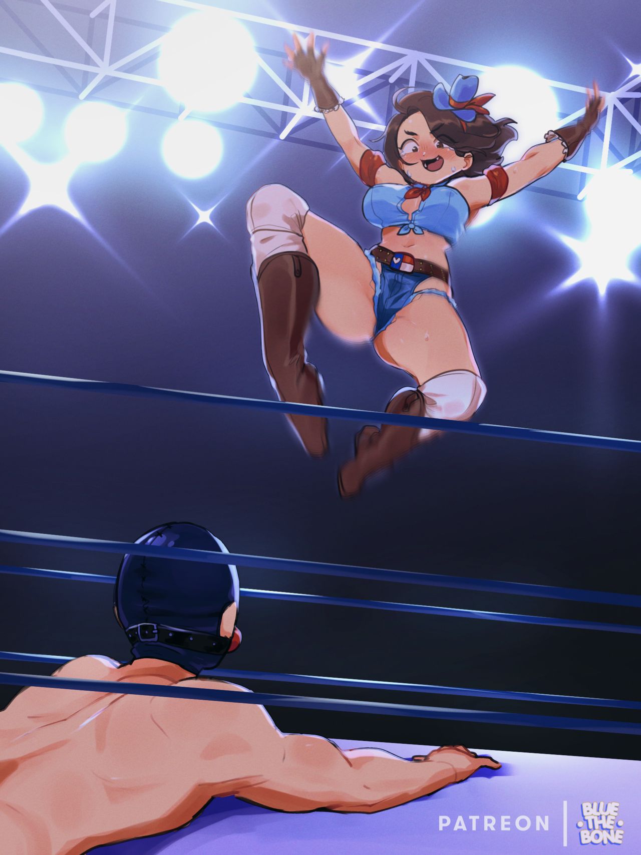Bluesona Pro Wrestling!! 💪✨ page 5 full