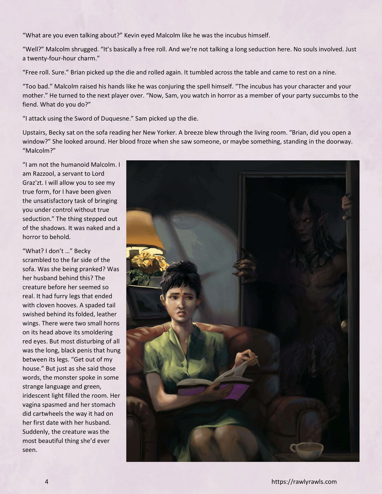 Roll Ten for a Save: Rawly Rawls Fiction page 4 full