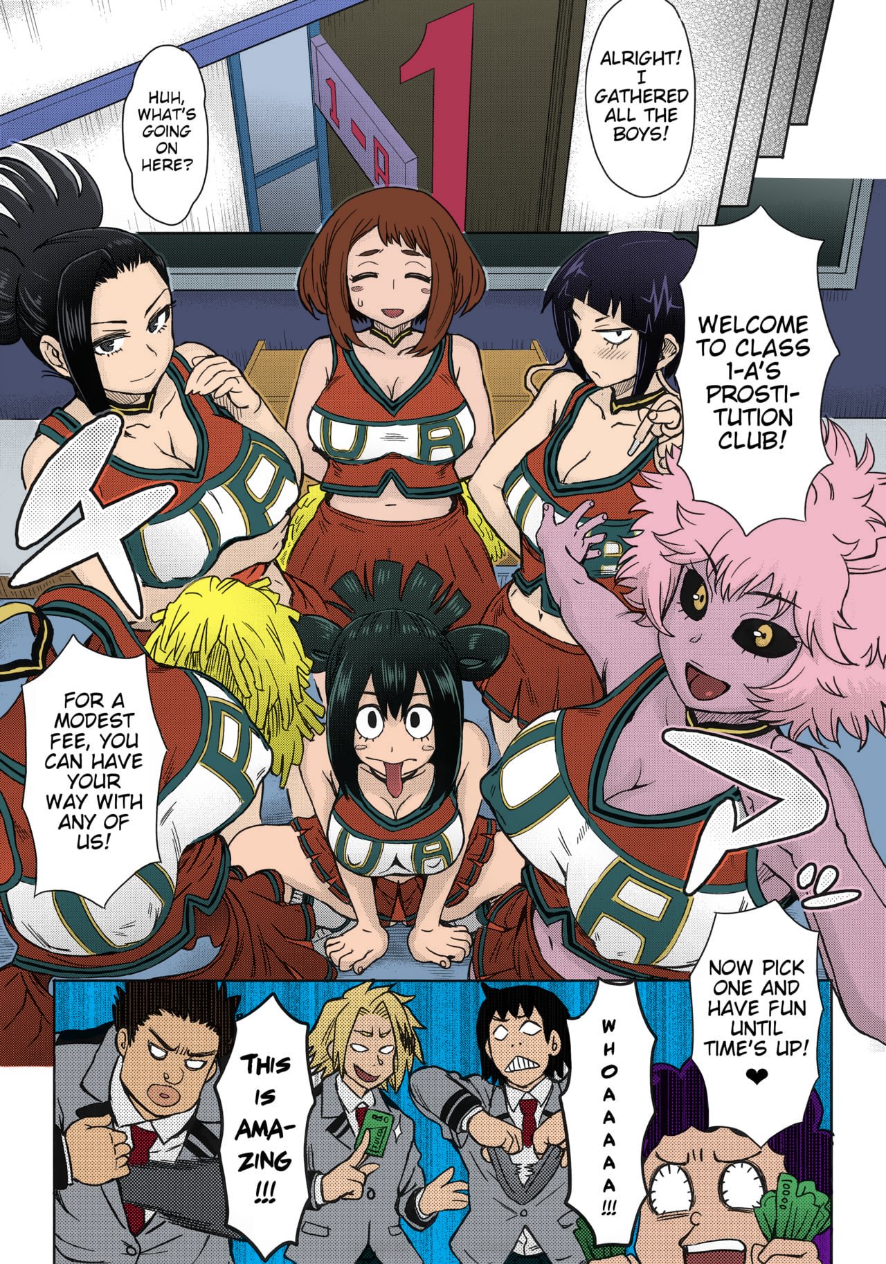 Uraraka Ura Fuuzoku | Uraraka's Behind-the-Scenes Prostitution page 11 full