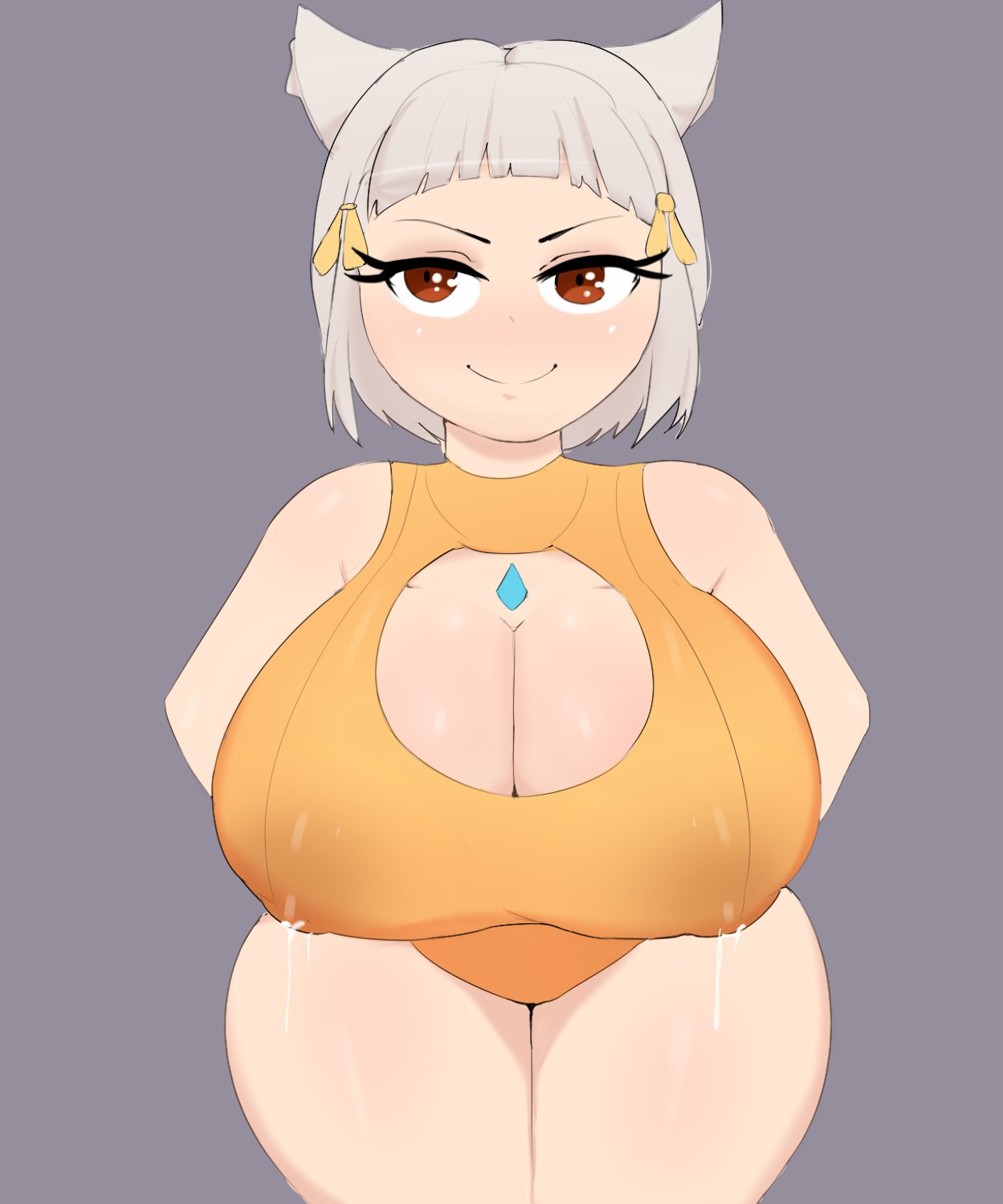 Anime Girl with Big Tits page 1 full