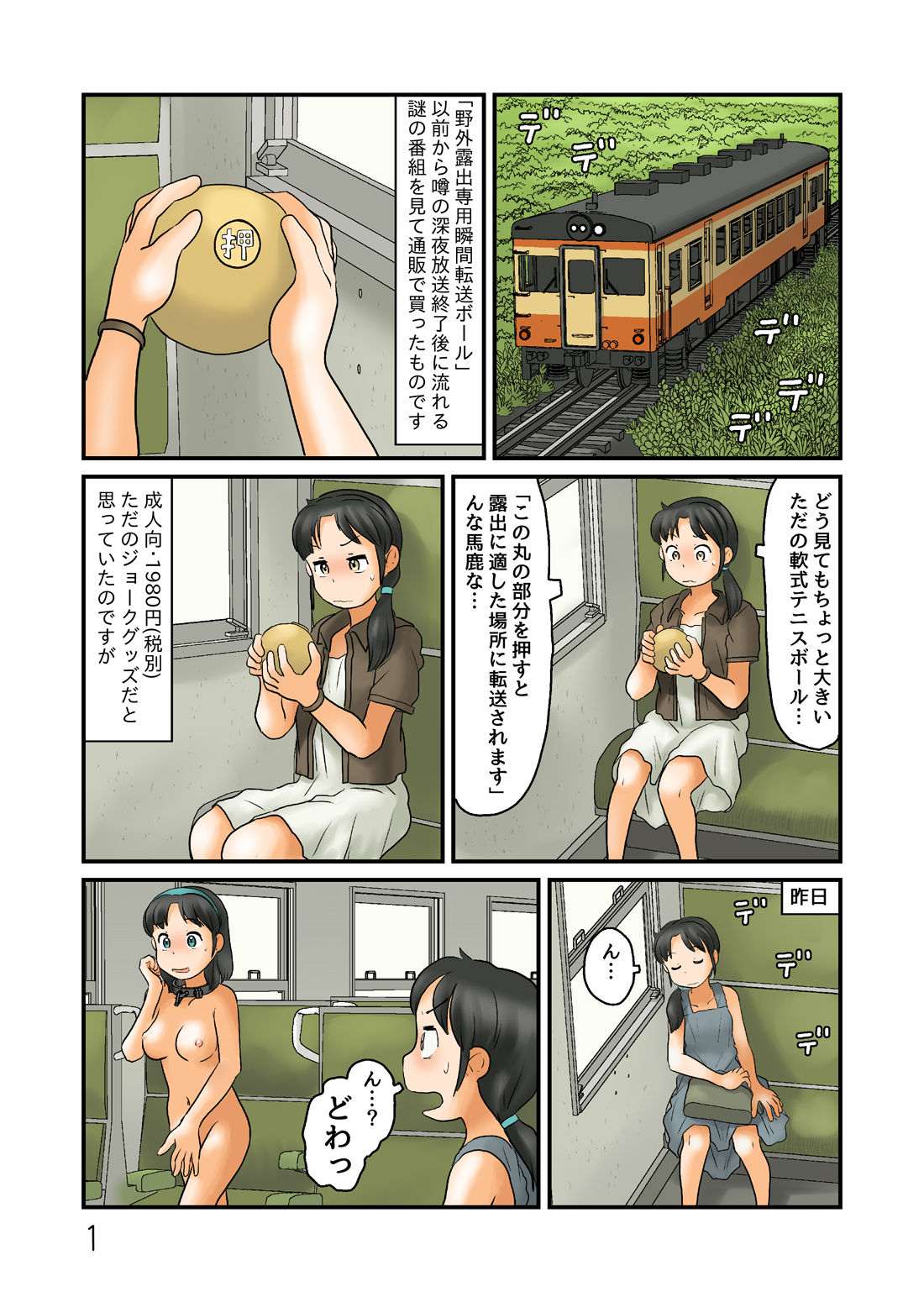 Nazo no Ball ni Tobasarete Roshutsu Kuukan ni page 2 full