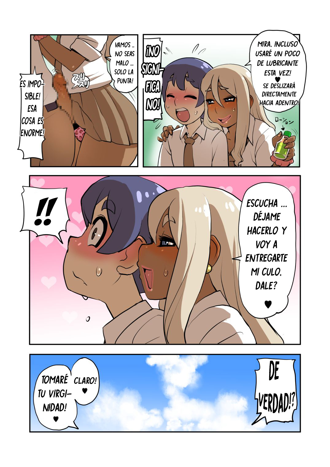 Otokonoko Gal Senpai no Chinpo ga Dekai Ken The Curious Case of My Gyaru Trap Senpai With A Massive Dick  español page 7 full