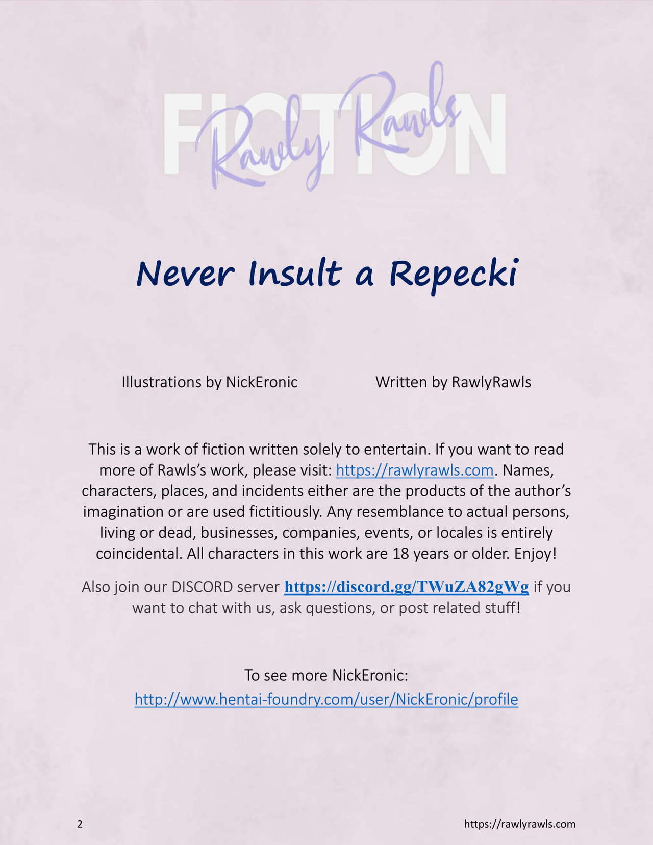 Never Insult a Repecki – NickEronic - english page 2 full