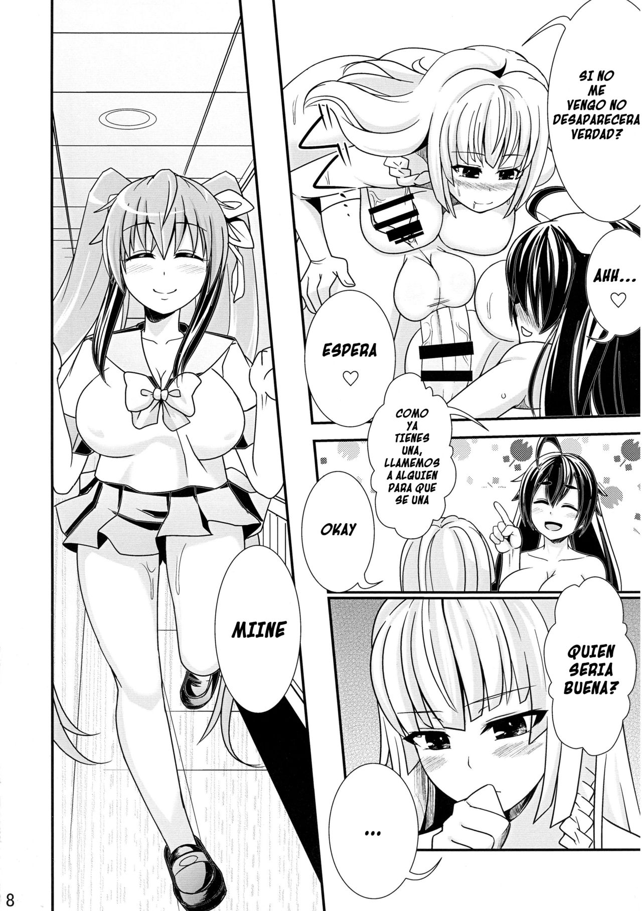 A Big-Tig Twintail Girl gets Screwed by Two Futanari Girls page 7 full