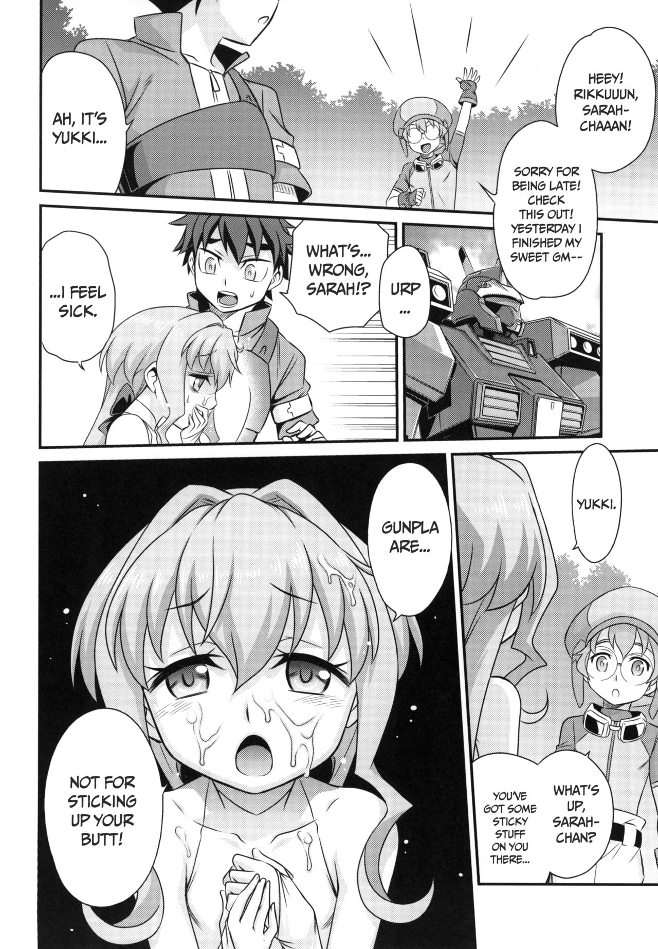 Sara-chan de Mass-Diver!! | Mast-diving with Sarah-chan!! page 8 full