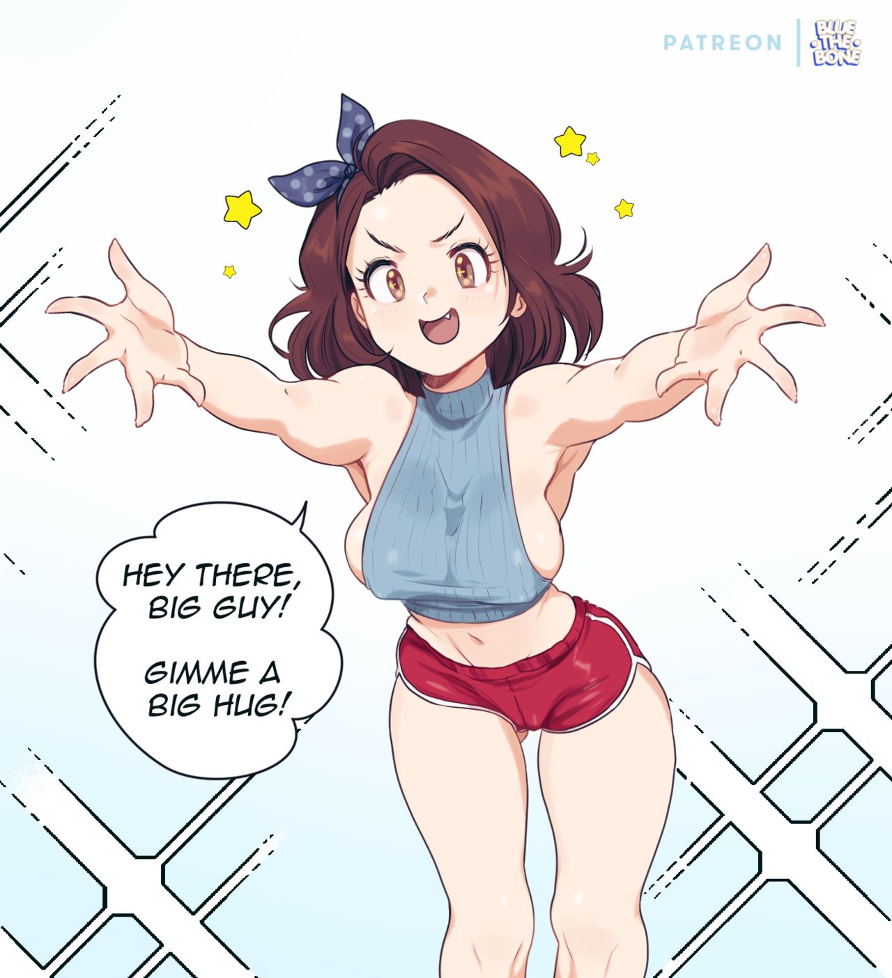 Bluesona Wants a Hug! 💙 page 1 full