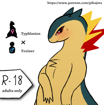 [pikajota] Typhlosion/Trainer (Pokemon) cover