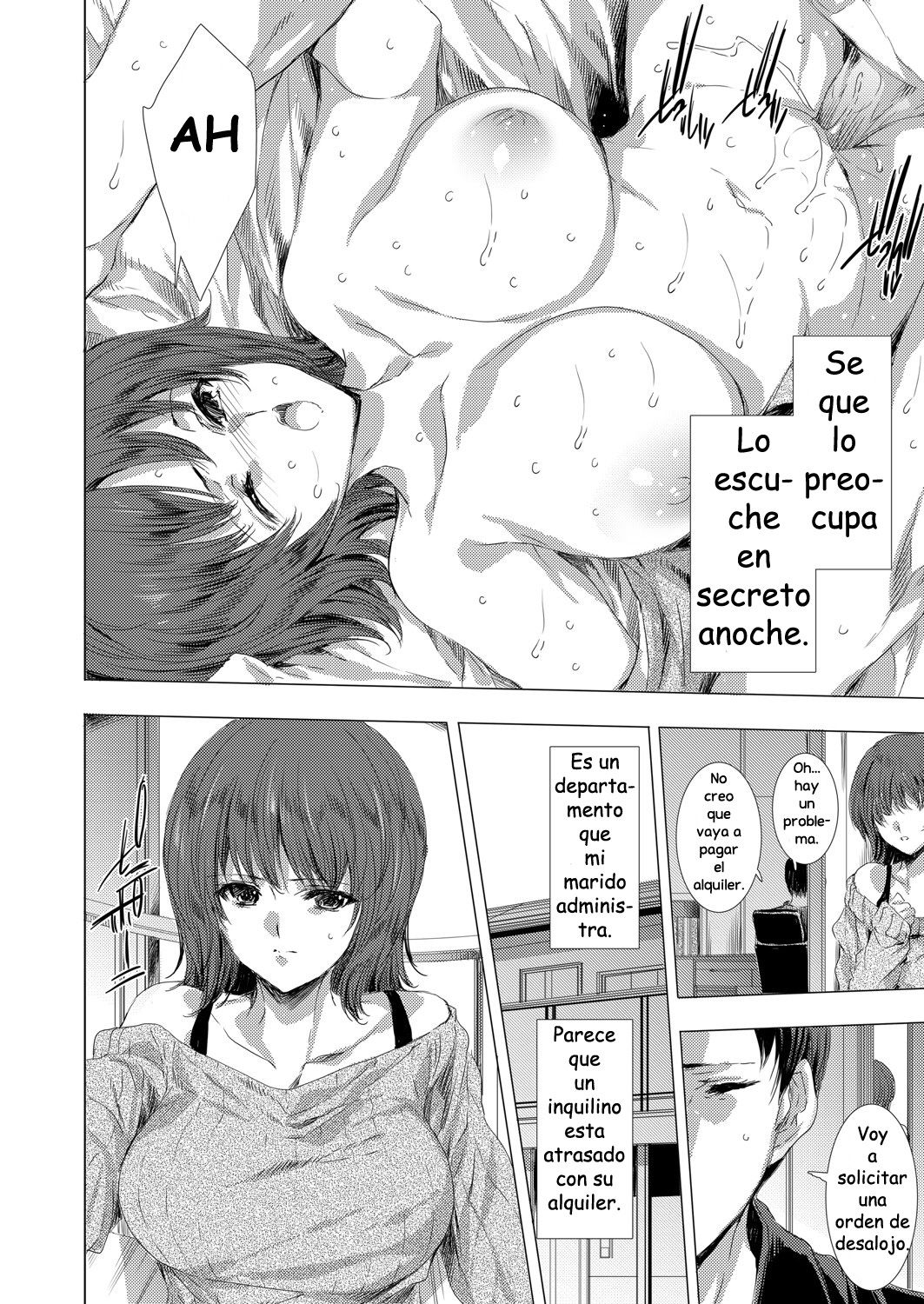 Netorare Haishin ~Meiwaku Yachin Tainousha ni Kegasareta Hitozuma~ page 2 full