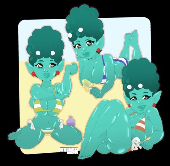 [Roumgu] Green Booties cover