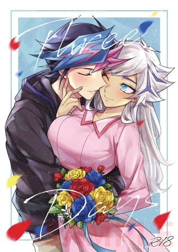 (Mirai o Terasu Three Bullet 3) [Yugure Calpas (Gure)] Three Days (Yu-Gi-Oh! VRAINS) [Sample] cover