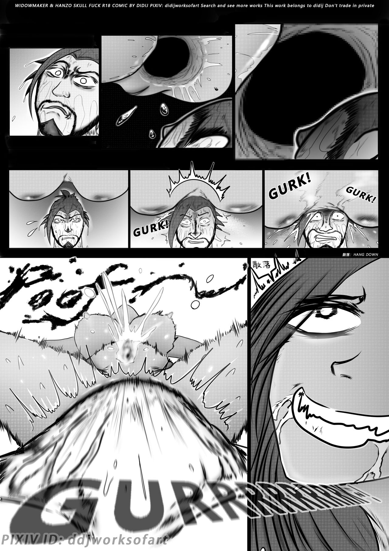 Black Skull Fucking - Widowmaker & Hanzo Skull Fuck - Page 5 - Comic Porn XXX