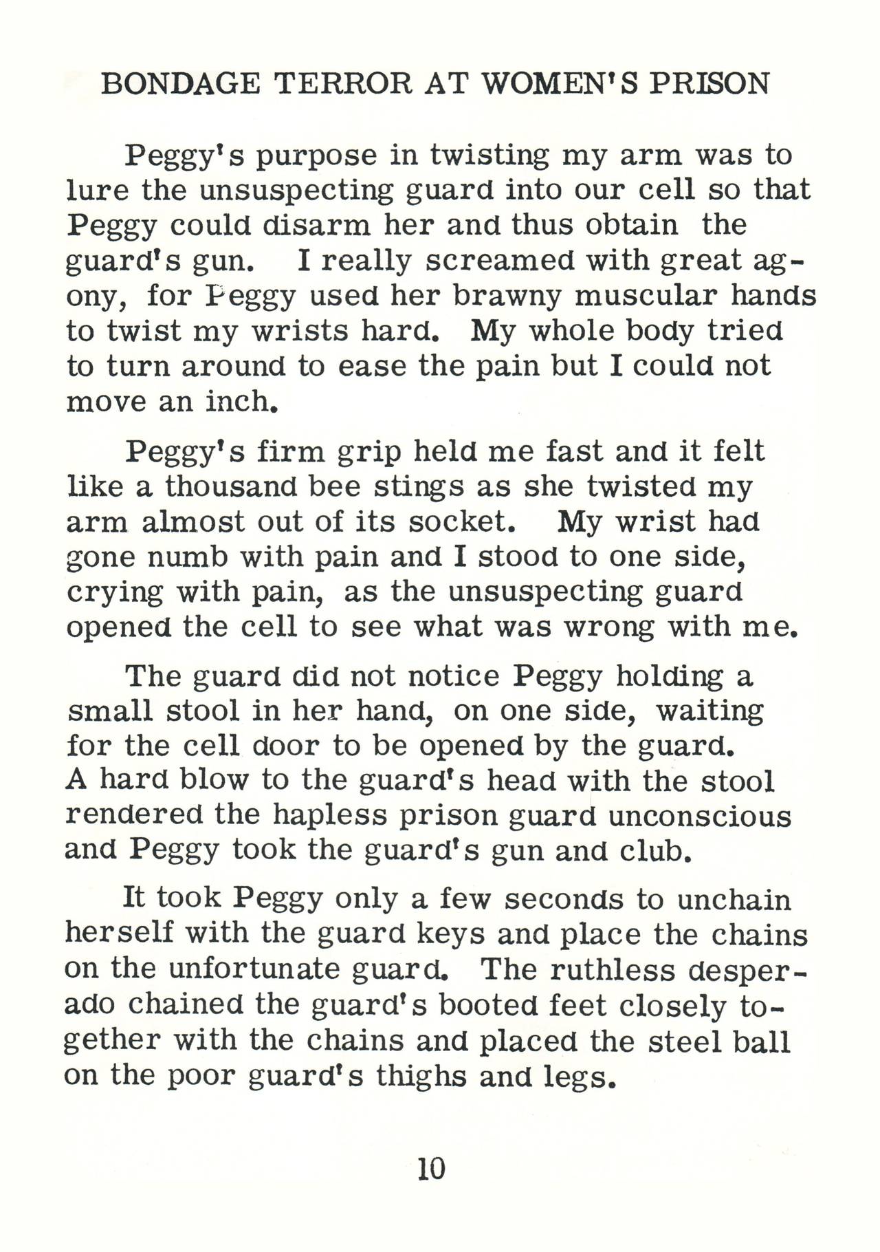Eneg  - Bondage Terror At Women's Prison page 10 full