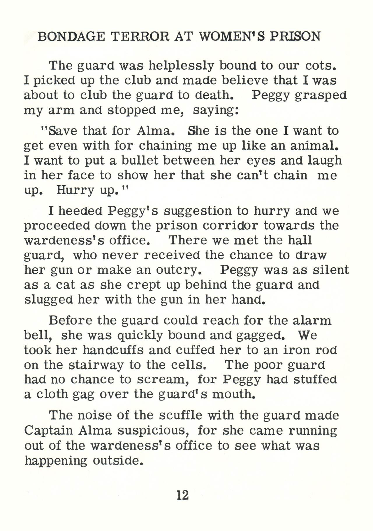 Eneg  - Bondage Terror At Women's Prison page 12 full