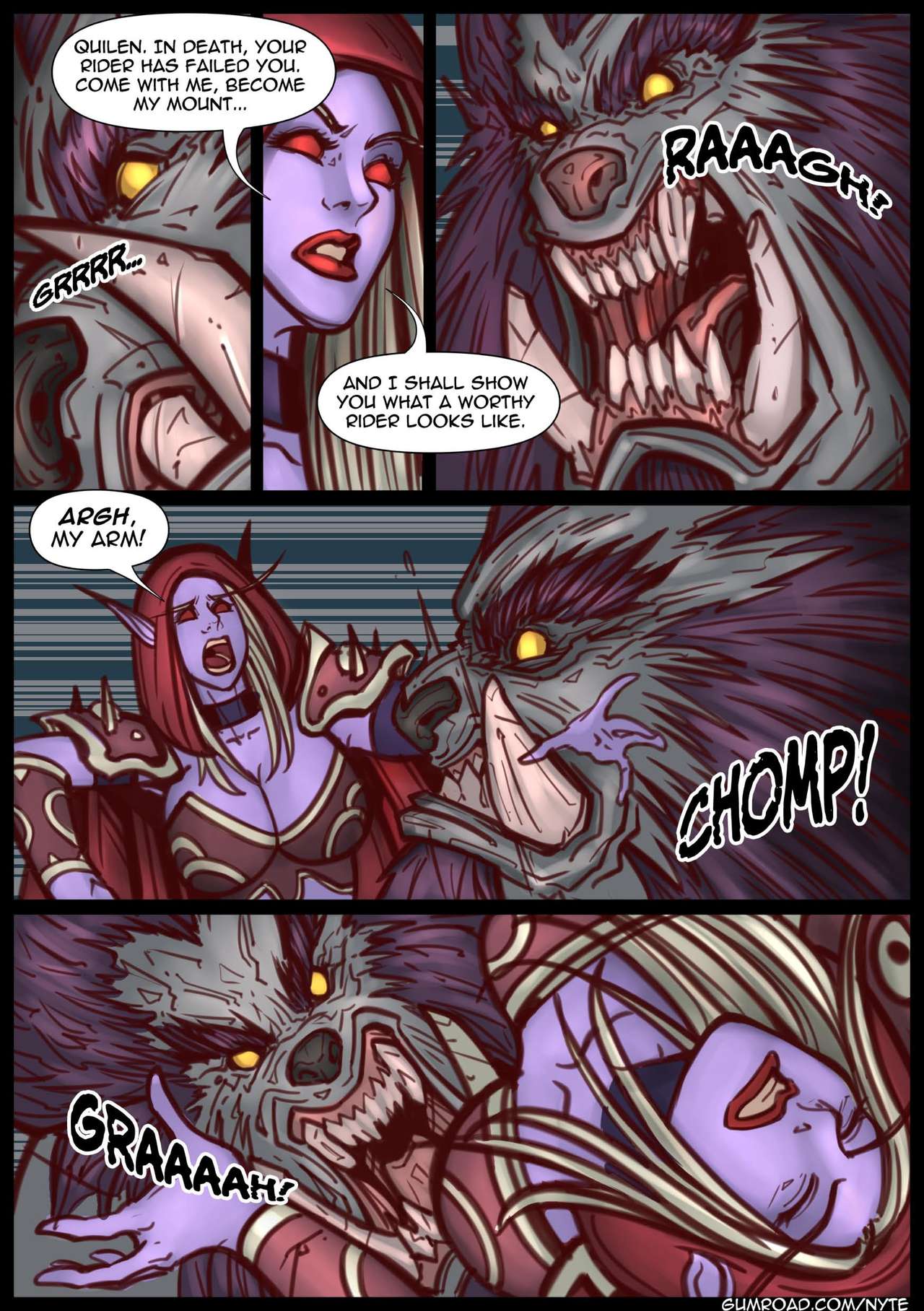 World of Vorecraft: Sylvanas Windrunner - Page 3 - Comic Porn XXX