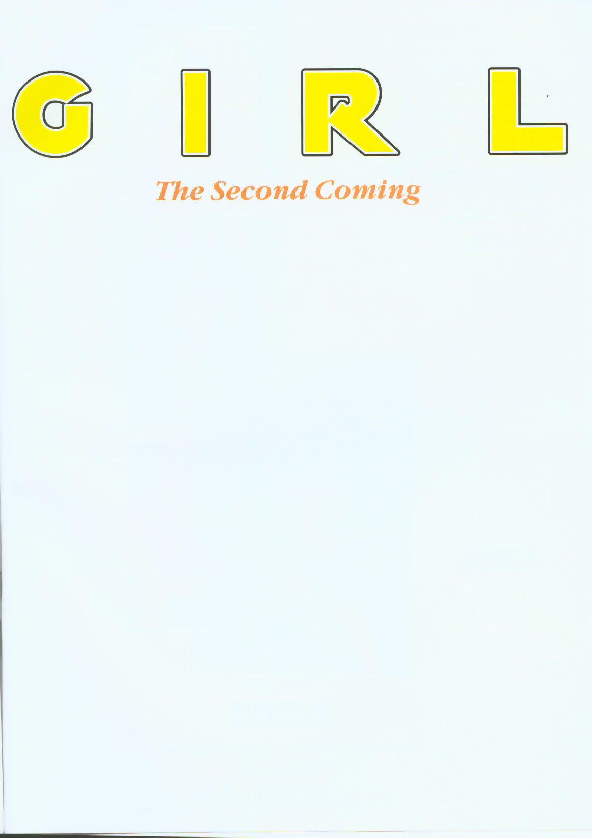 Girl, Second Coming, Volume 1 page 2 full