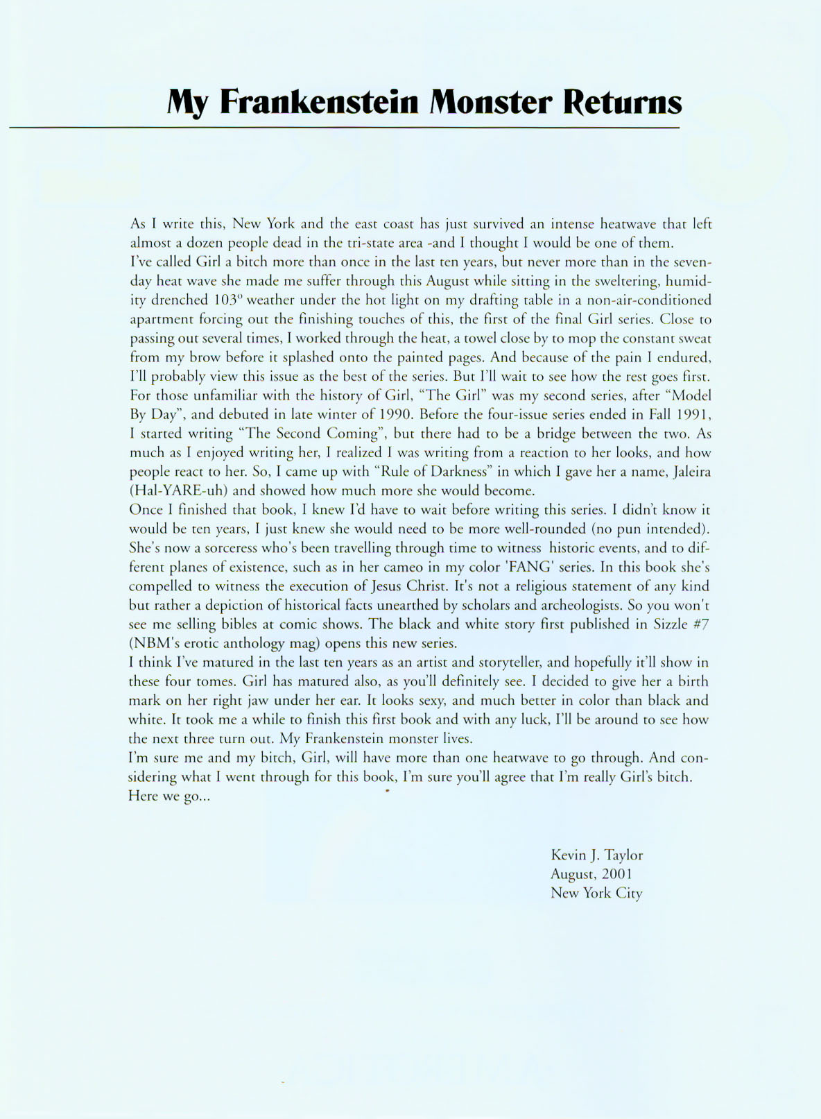 Girl, Second Coming, Volume 1 page 5 full