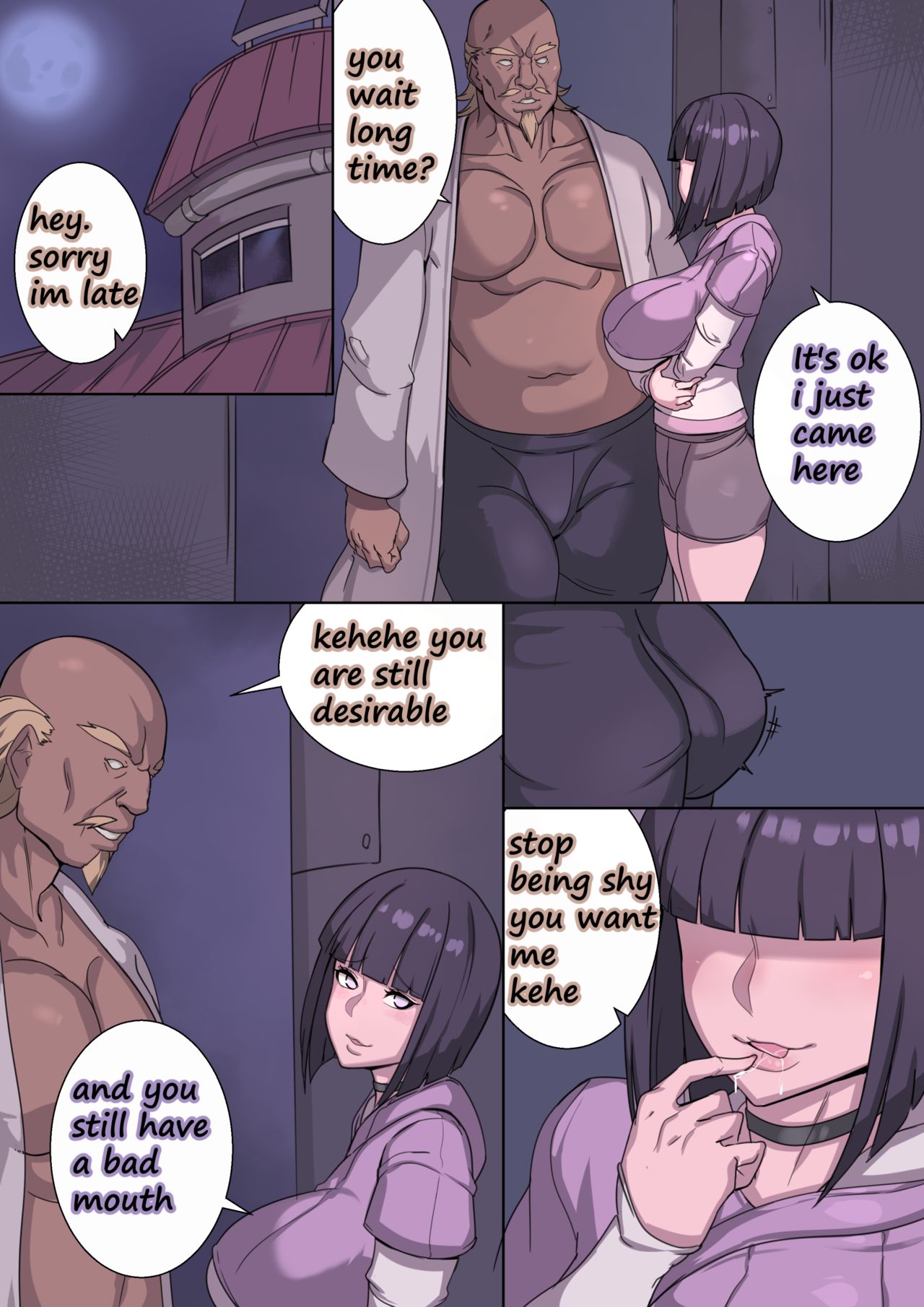 Hinata comic page 1 full