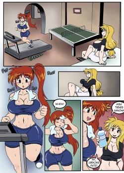 Nanoha and Fate's Workout