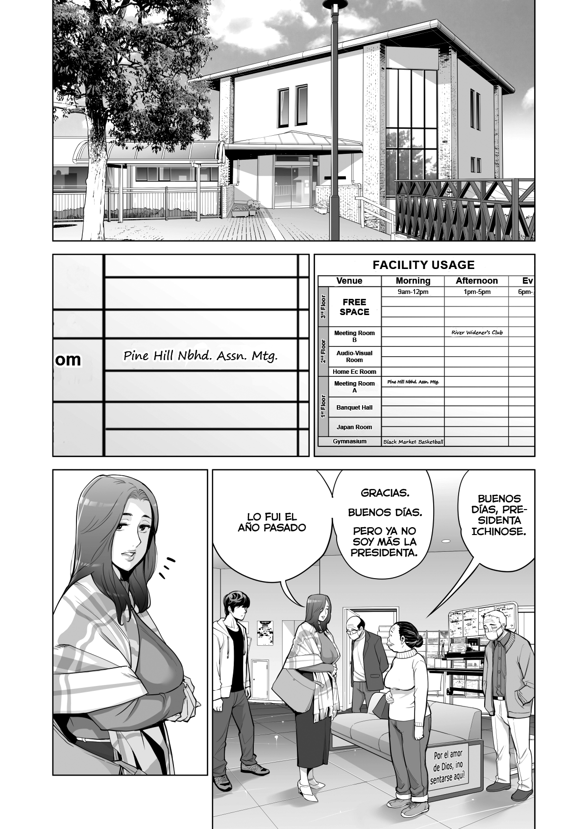 Jichikai no Hitozuma wa Totemo Ecchi deshita. Fukukaichou Ichinose Mami Hen | Asociaciones en la Vecindad page 9 full