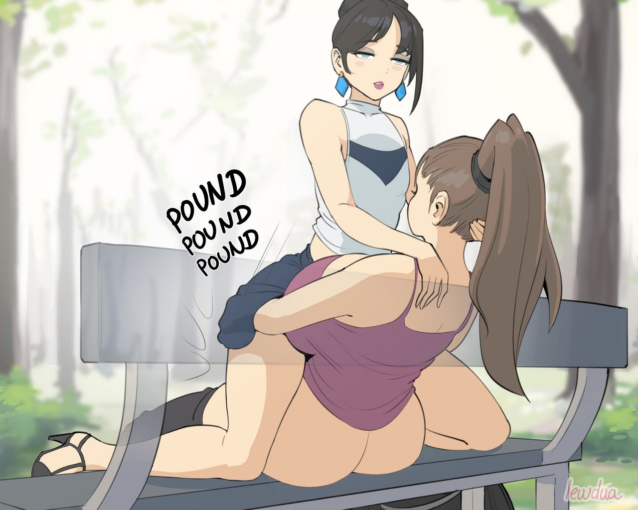 At the Park - Natasha and Alice page 9 full