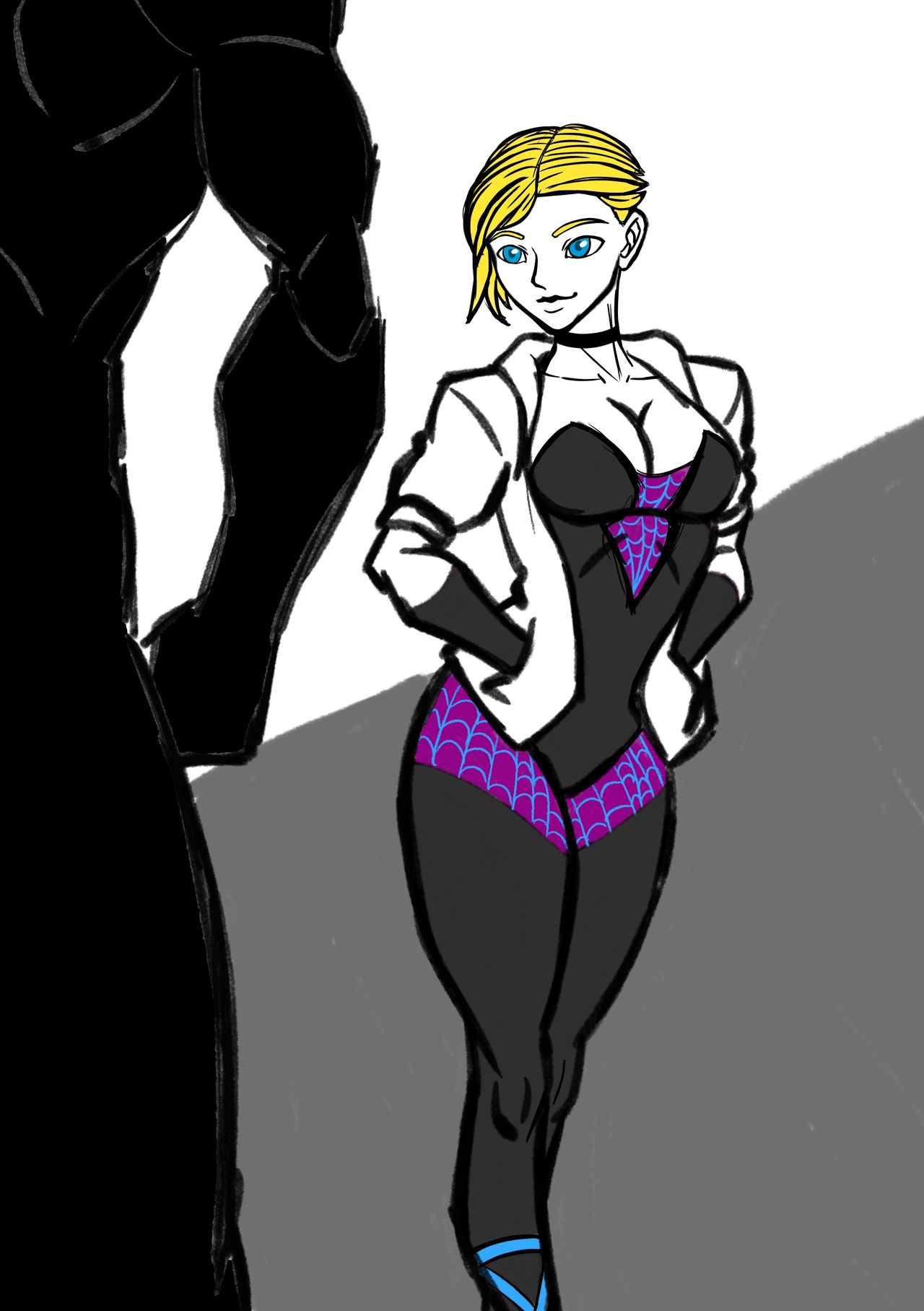Gwen on street page 1 full