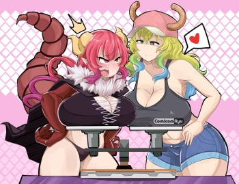 [Comicom-Ryu] Lucoa x Ilulu (Kobayashi-san-chi no Maid Dragon) cover