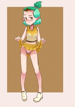 Amity Blight Removable Clothes