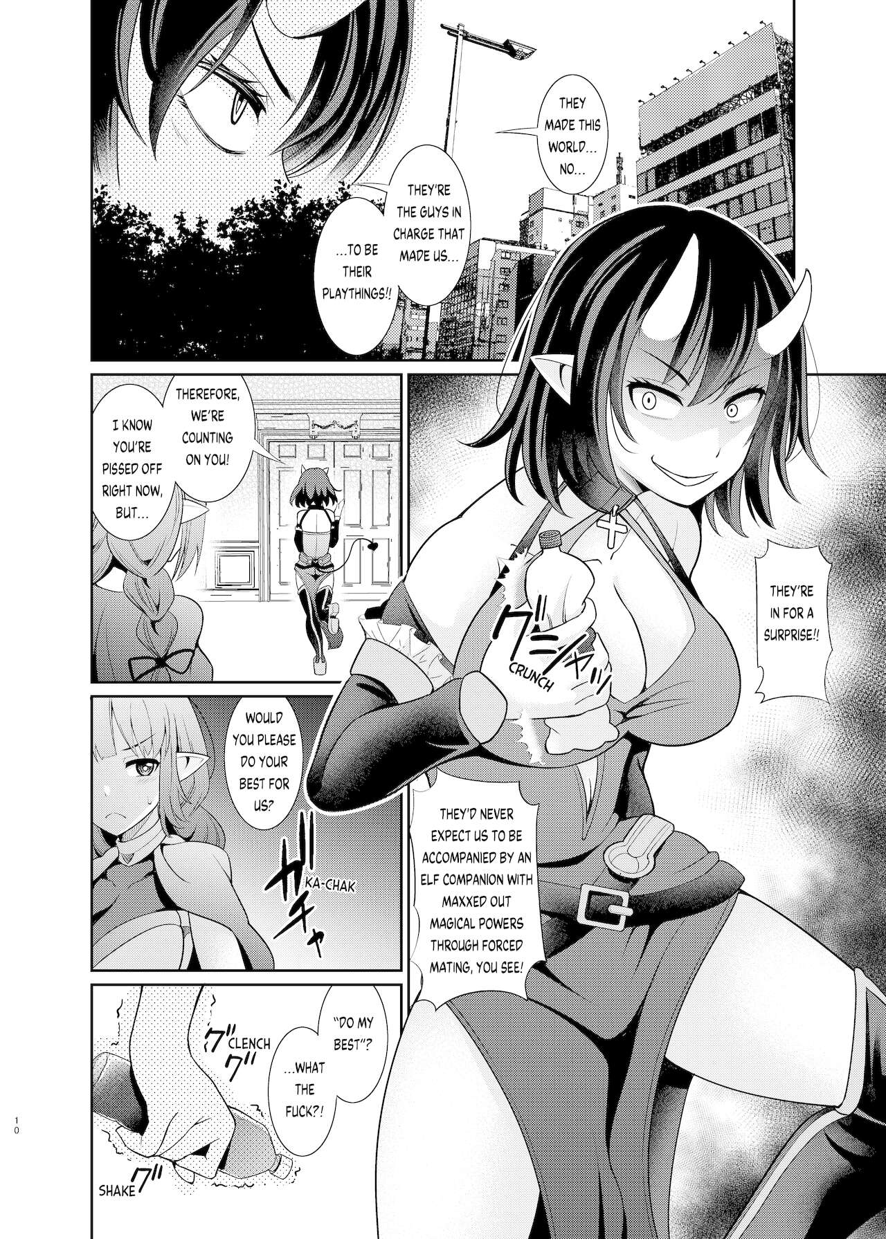 Futanari Elf no Tanetsuke Bokujou 2 page 10 full