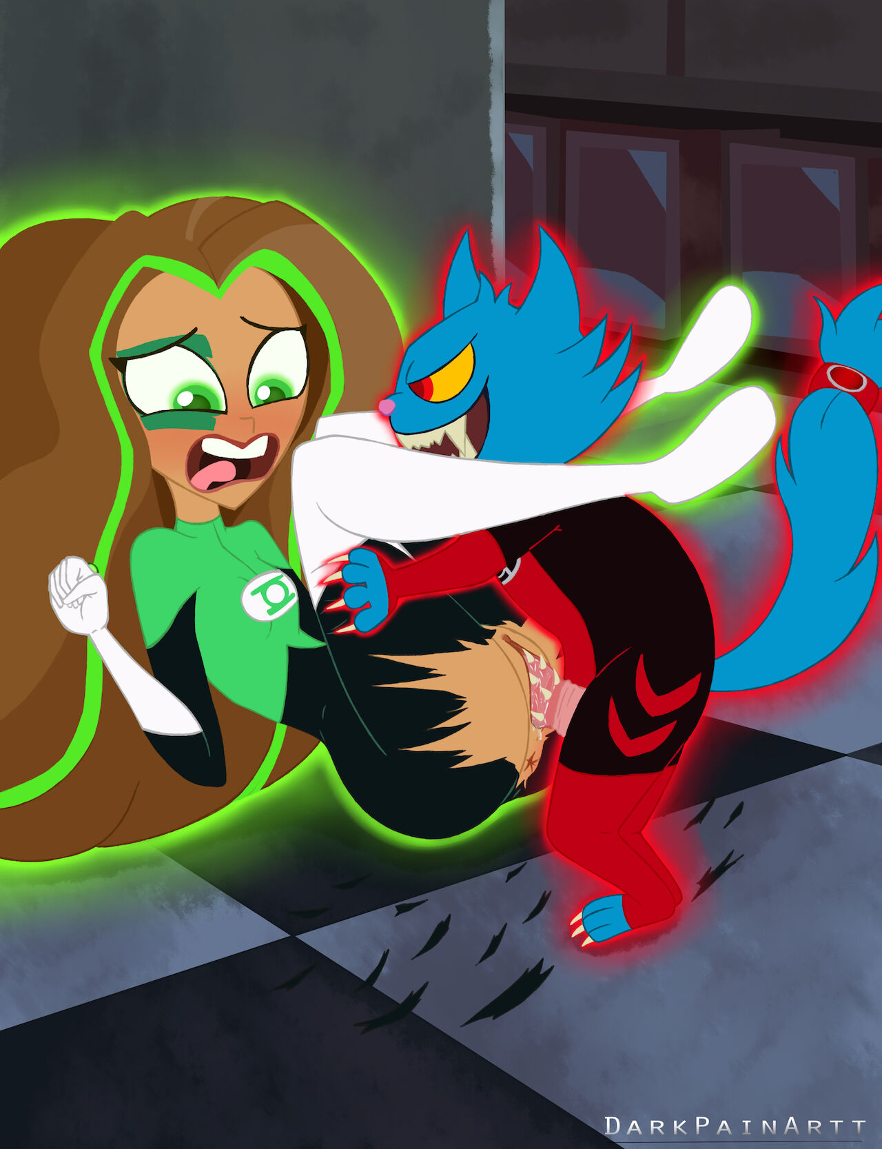 Dex-Starr x Green Lantern/Jessica Cruz DC Superhero Girls page 5 full