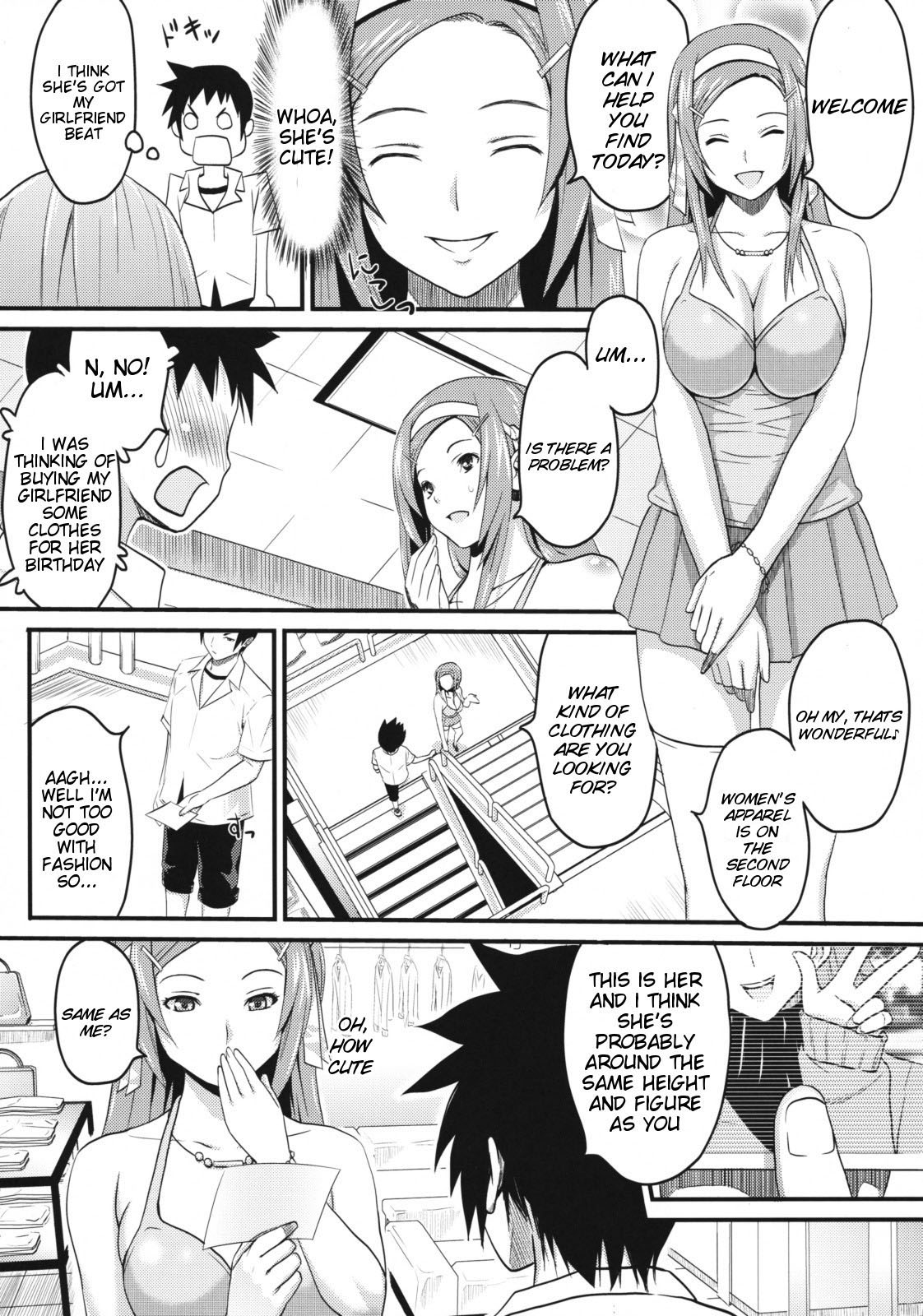 Sugoi ya Fukuya-san! | The Amazing Clothing-Store page 6 full