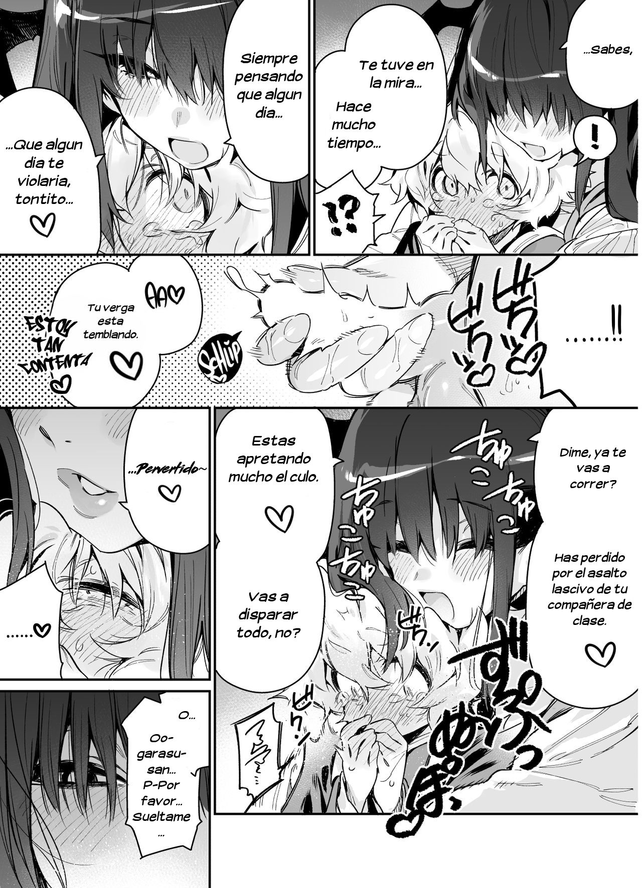 Classmate no Joshi Inma ni Tsuugakuchuu no Denshanai de Osowarechau Danshi no Hanashi | Historia del chico que fue asaltado en el tren yendo hacia el colegio por la chica de su clase page 11 full