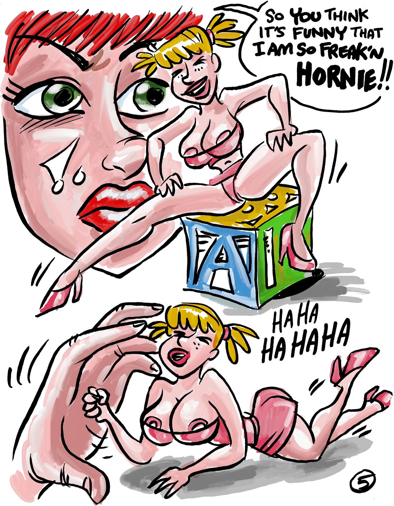 “Good Things Cum in Small Packages” - color, 10 pages page 6 full