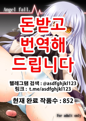 (C78) [Navy Blue (Kagura Nanaki)] Angel fall (Angel Beats!) [Korean] cover