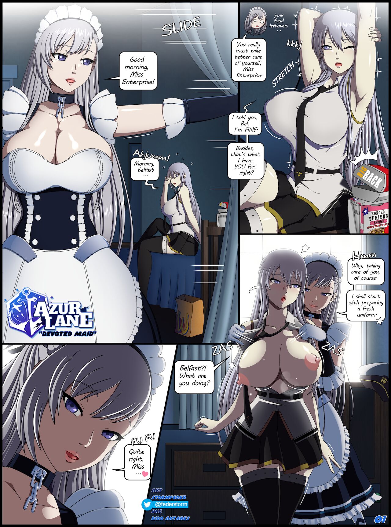Azur Lane: Devoted Maid page 1 full