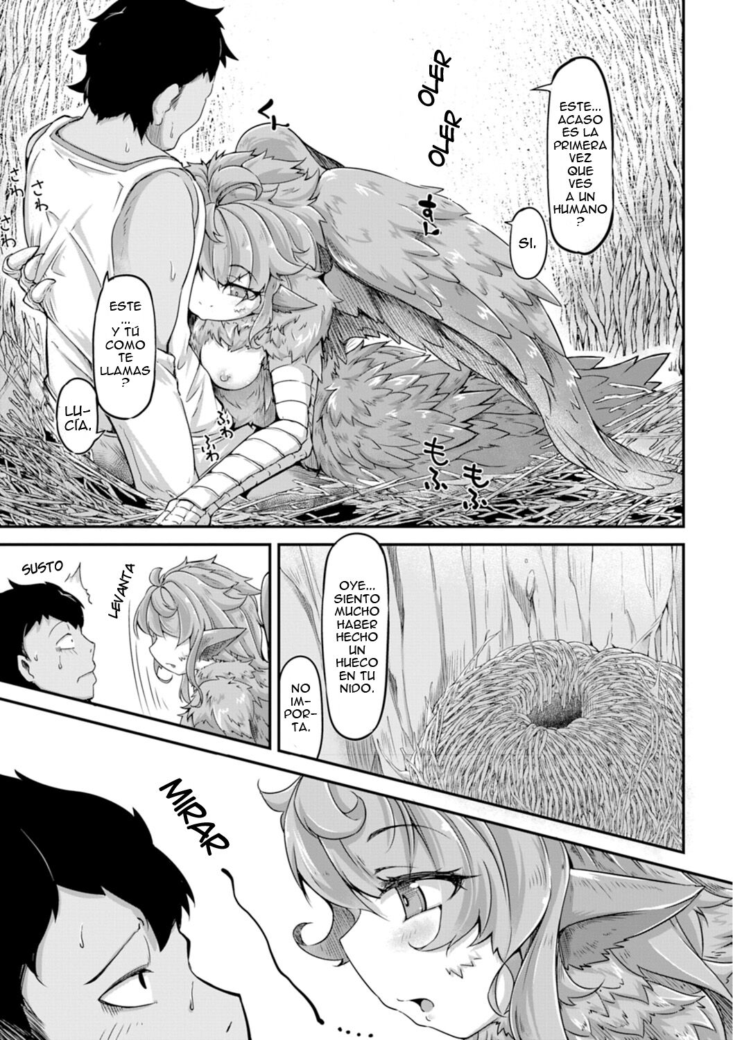 Fukkou!? Ishu Kouhai -Mazoku to Ningen no Kyousei Jidai- 3-wa page 7 full