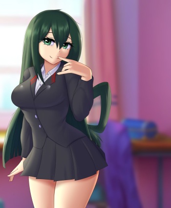 [TwistedScarlett60] Tsuyu (My Hero Academia) cover