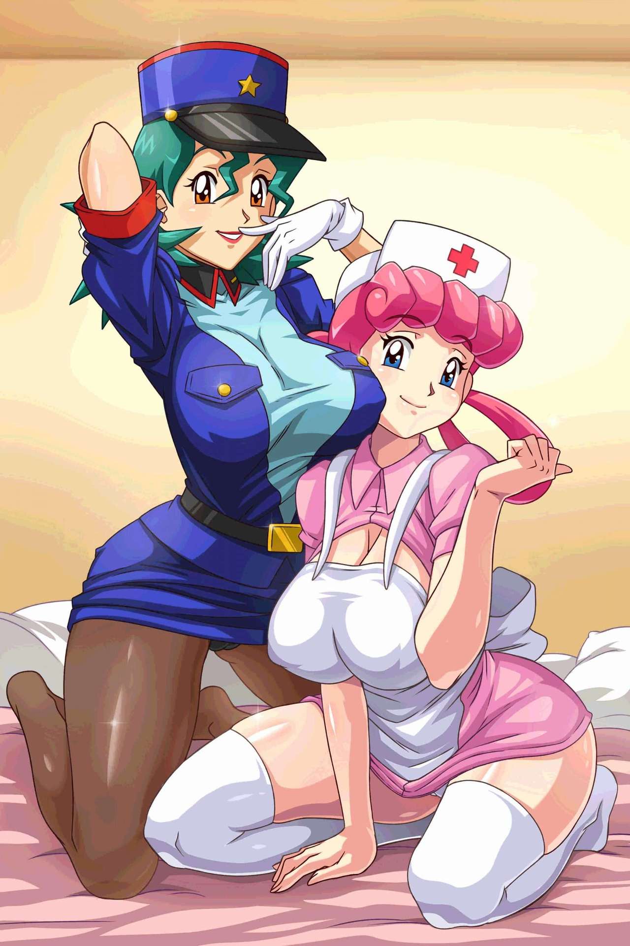 Officer Jenny & Nurse  Sano-BR - speechless page 2 full