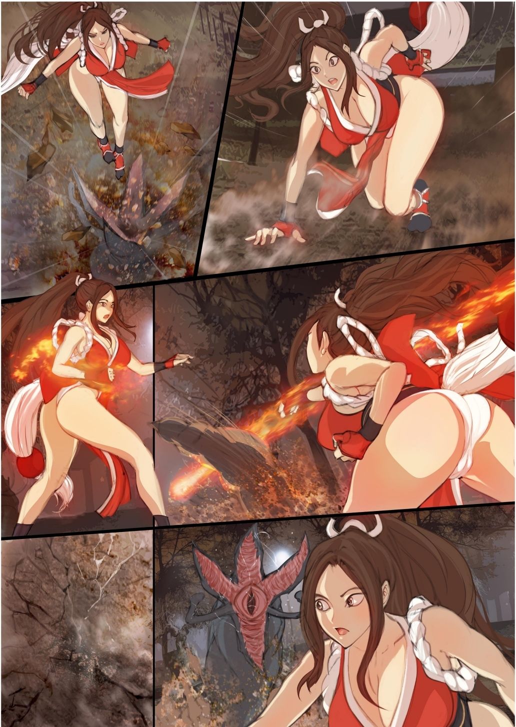 Mai Shiranui in Raccoon City page 11 full