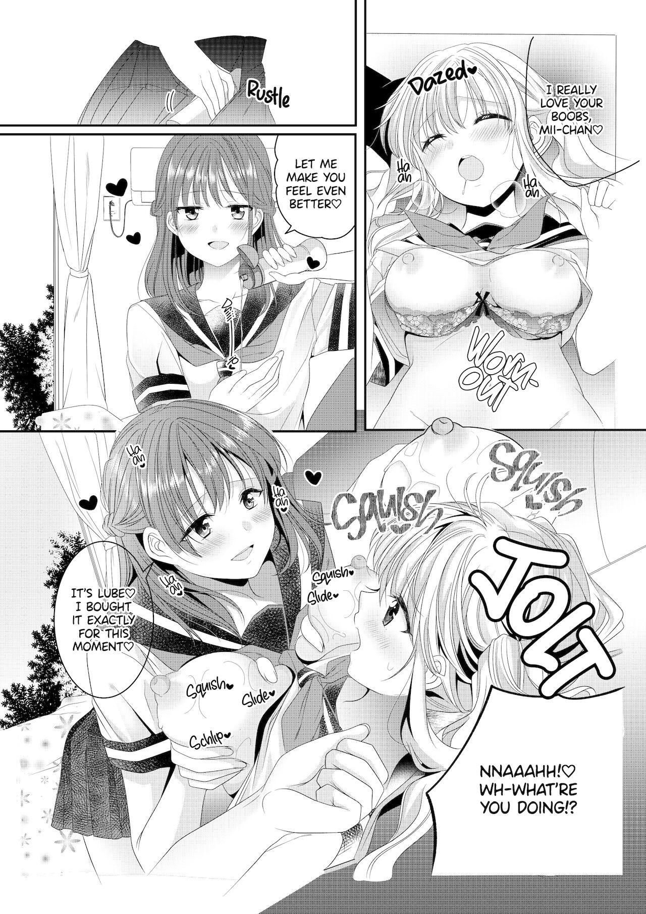 Osananajimi wa Nikushoku-kei!? Kyou kara Shinchousa Yuri-ple | My Childhood Friend's a Go-Getter!? Our Height Gap Yuri Couple Story page 11 full