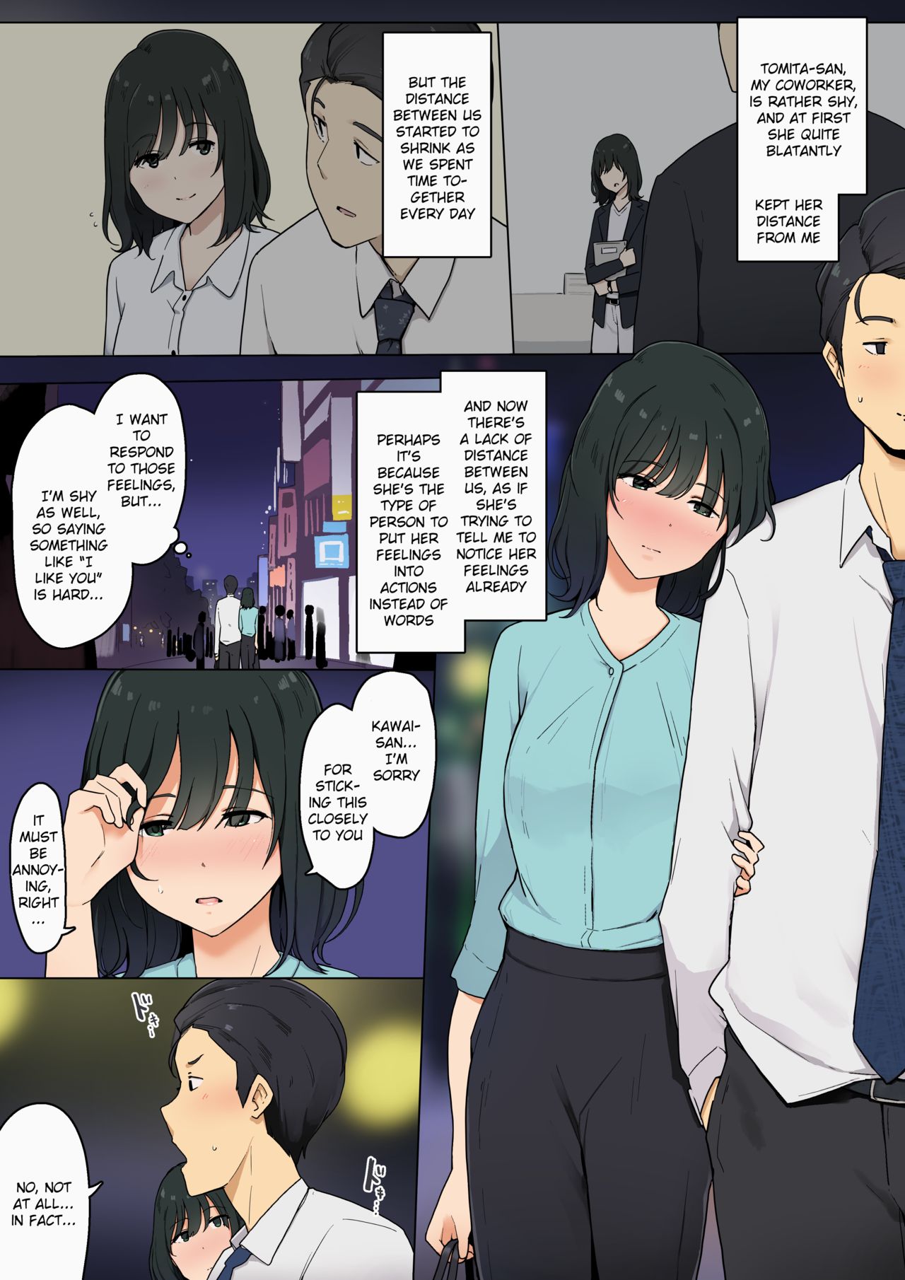 Hitomishiri Douryou Joshi to Micchaku Sex suru Ohanashi page 4 full