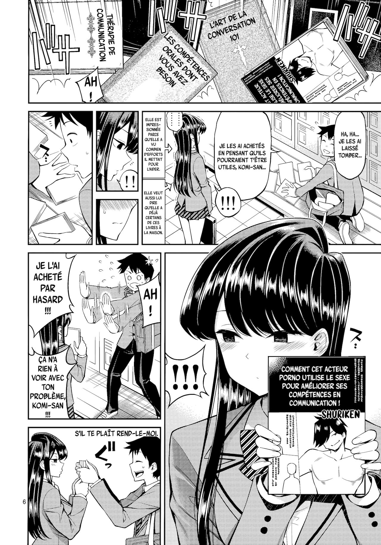 Komi-san wa, Binkan desu. | Komi-san est sensible. page 5 full