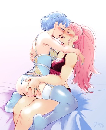 [Bramblefix] Hilda and feral!Marianne cover