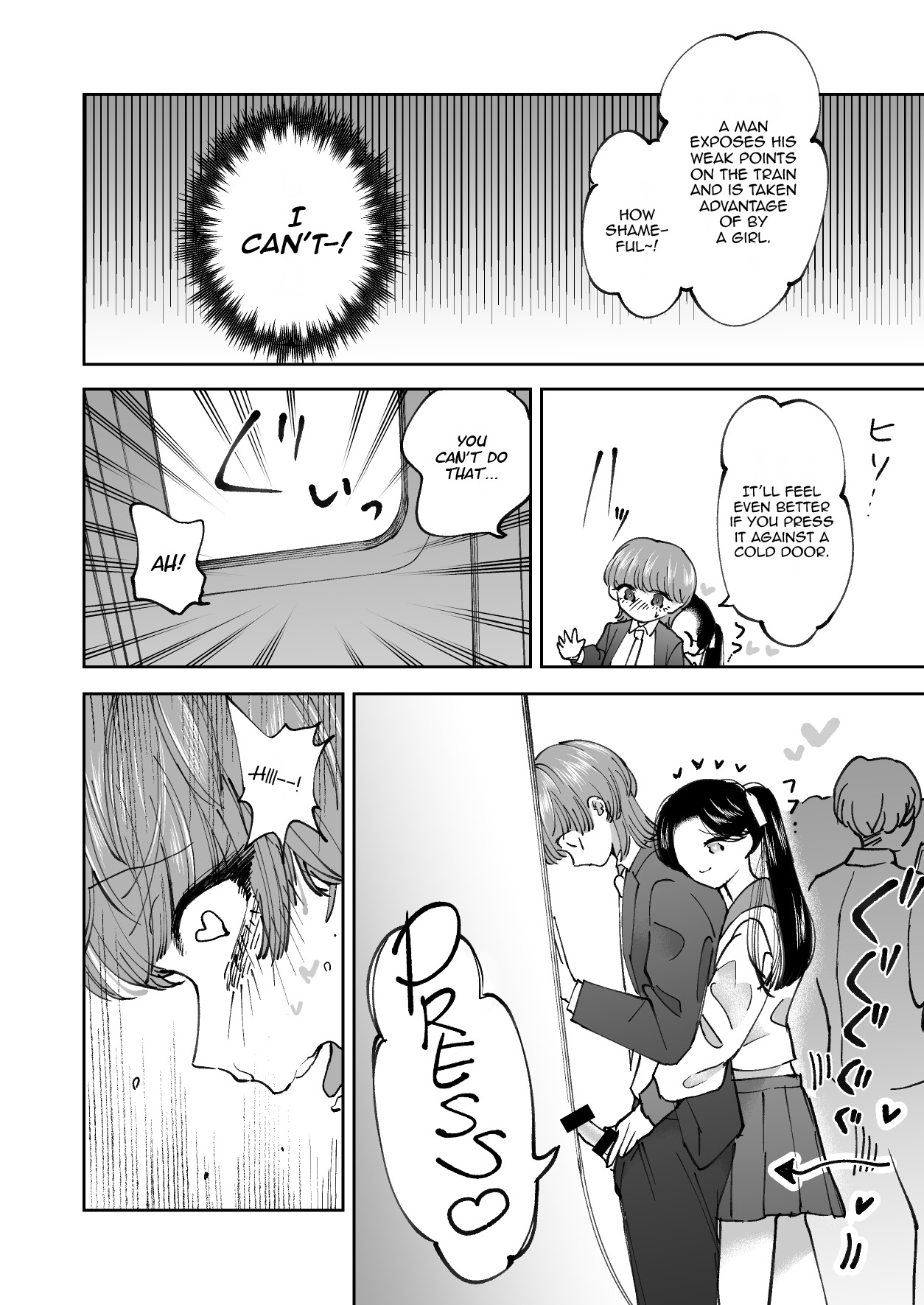 Chikan Gokko Pink Blue | Playing the Pervert Pink Blue page 11 full